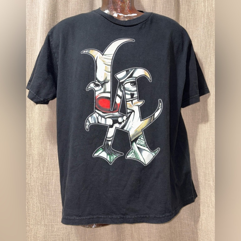 Y2K Joker LA T-Shirt Black Size L